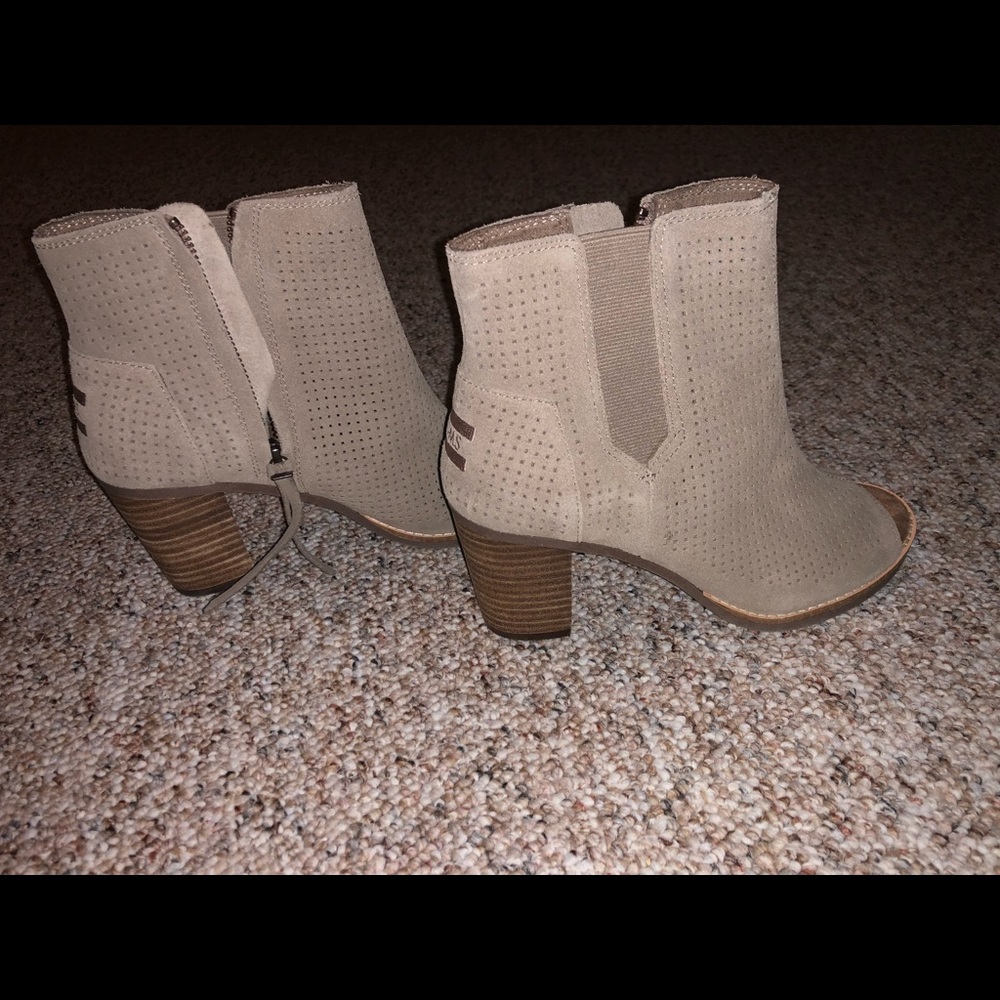 TOMS open toe bootie